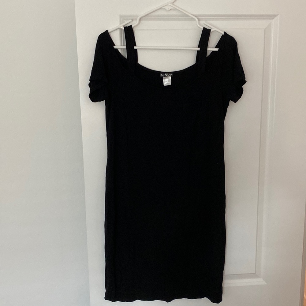 Venus stretchy black dress size M